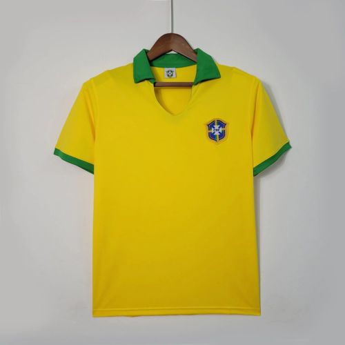 Brazil 1957 Home Retro Jersey