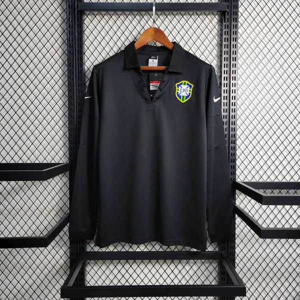 Brazil 2004 Centenary Special Retro Long Sleeve Jersey