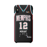 Ja Morant Retro Black Jersey Phone Case