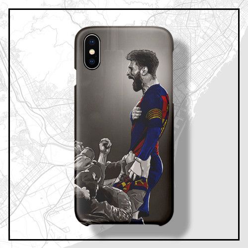 Lionel Messi Goal Celebration Illustration Phone Case