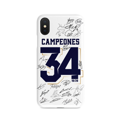 Real Madrid 34 Champions Signature Phone Case