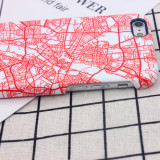 Solid Color Map of Munich Phone Case