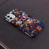 Lionel Messi Career Silhouette of the Back Phone Case