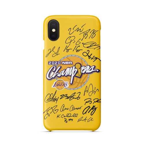 Los Angeles Lakers Team Signature Phone Case