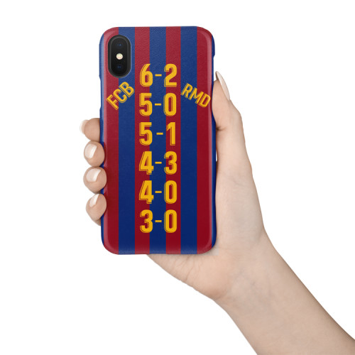Barcelona FCB VS RMD Scores Phone Case
