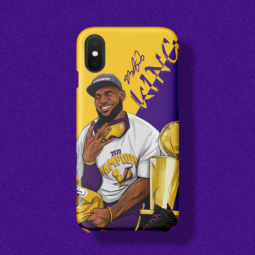 LeBron James Illustration Phone Case