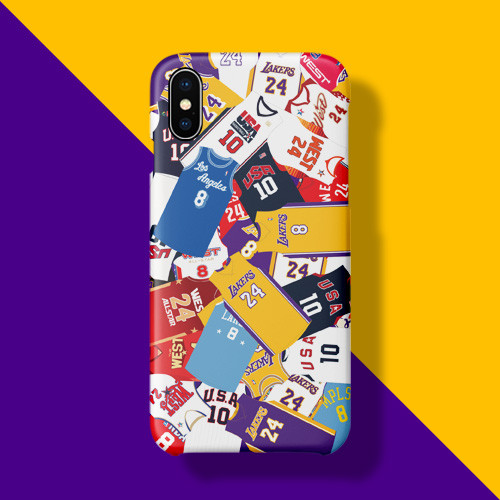 Kobe Bryant Career Jersey Phone Case