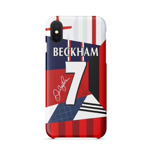 David Beckham Career Stitching Jerseys Phone Case