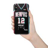 Ja Morant Retro Black Jersey Phone Case