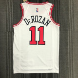 Men's Demar DeRozan White Team Jersey - 75th Anniversary Edition