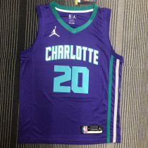 Men's Gordon Hayward Purple Player Jersey - Statement Edition