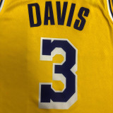 Men's Anthony Davis Yellow Team Jersey - 75th Anniversary Edition