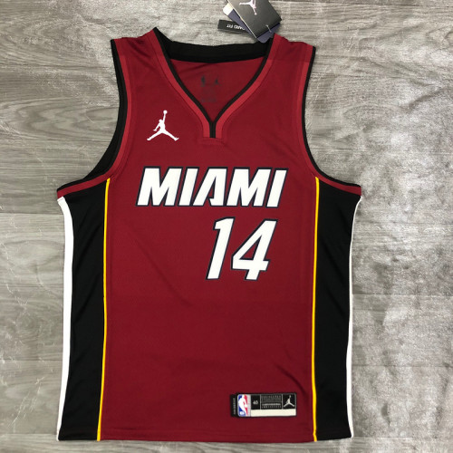 Men's Tyler Herro Red 2020-21 Swingman Player Jersey - Statement Edition