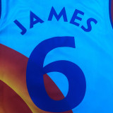 Men's LeBron James Blue Swingman Player Jersey - Movie Edition