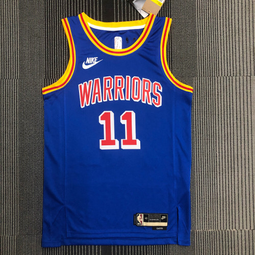 Men's Klay Thompson Blue Team Jersey - 75th Anniversary Classics Edition