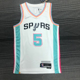 Men's Dejounte Murray White Team Jersey - 75th Anniversary City Edition