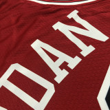 Men's Michael Jordan Red Team Jersey - 75th Anniversary Edition
