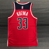 Men's Kyle Kuzma Red Team Jersey - 75th Anniversary Edition