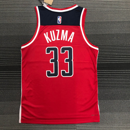 Men's Kyle Kuzma Red Team Jersey - 75th Anniversary Edition