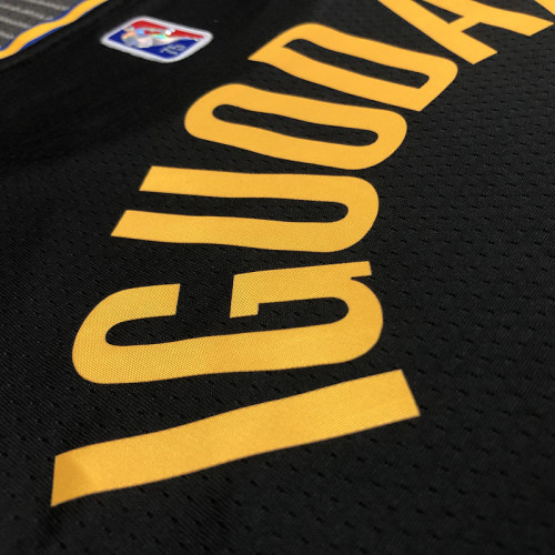 Men's Andre Iguodala Black Team Jersey - 75th Anniversary City Edition