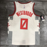 Russell Westbrook White Men's Player Jersey-City Edition