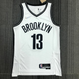 Men's Joe Harris White Team Jersey - 75th Anniversary Edition