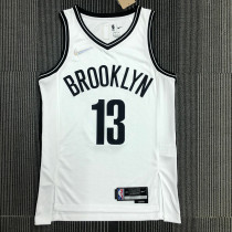Men's Joe Harris White Team Jersey - 75th Anniversary Edition