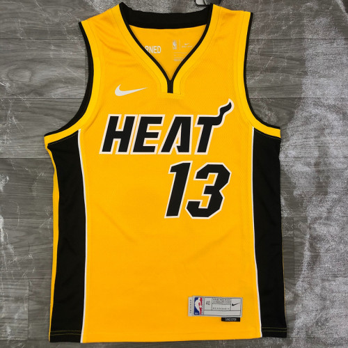 Men's Bam Adebayo Gold 2020-21 Swingman Player Jersey - Earned Edition