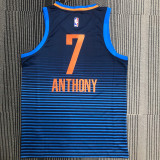Carmelo Anthony Men's Navy Swingman Team Jersey - Statement Edition