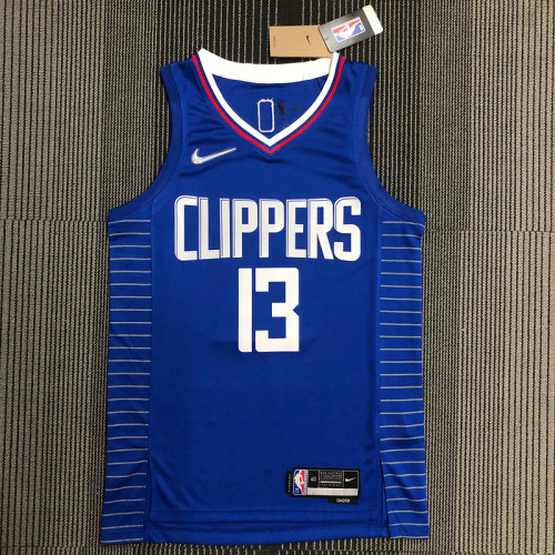 Men's Paul George Blue Team Jersey - 75th Anniversary Edition