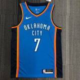 Carmelo Anthony Men's Blue Swingman Team Jersey - Icon Edition