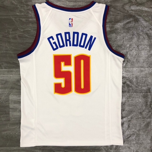 Men's Aaron Gordon White 2020-21 Swingman Player Jersey – Earned Edition
