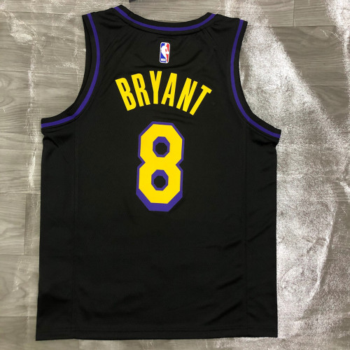 Men's Kobe Bryant 2020-21 Black Swingman Player Jersey - Noche Latina