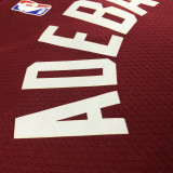 Men's Bam Adebayo Red 2020-21 Swingman Player Jersey - Statement Edition