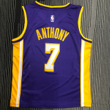 Carmelo Anthony Men's Purple Swingman Team Jersey - Retro Classic Edition
