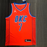 Carmelo Anthony Men's Orange Swingman Team Jersey - Statement Edition