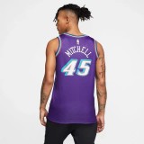 Donovan Mitchell Men's Purple Classics Throwback Jersey - Retro Classic Edition