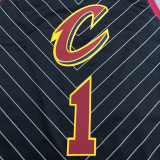 Derrick Rose Men's Black Swingman Team Jersey - Statement Edition