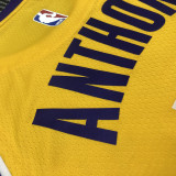 Carmelo Anthony Men's Yellow Swingman Team Jersey - Icon Edition