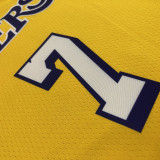 Carmelo Anthony Men's Yellow Swingman Team Jersey - Retro Classic Edition