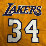 Shaquille O'Neal Men's Yellow Player Jersey - Throwback Edition