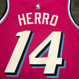 Tyler Herro Men's Pink Player Jersey - Retro Classic Edition