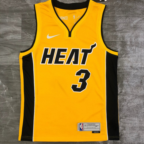 Men's Dwyane Wade Gold 2020-21 Swingman Player Jersey - Earned Edition