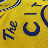 Andrew Wiggins Men's Yellow Player Jersey - The City Classic Edition
