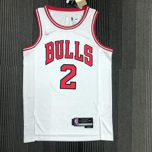 Men's Lonzo Ball White Team Jersey - 75th Anniversary Edition
