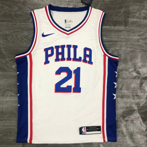 Men's Joel Embiid White 2020-21 Swingman Player Jersey - Association Edition