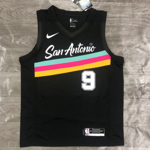 Men's Tony Parker 2020 Black Swingman Player Jersey – City Edition