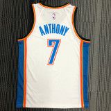 Carmelo Anthony Men's White Swingman Team Jersey - Association Edition