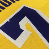 Men's Carmelo Anthony Yellow Team Jersey - 75th Anniversary Edition