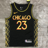 Men's Michael Jordan Black Swingman Player Jersey - City Edition